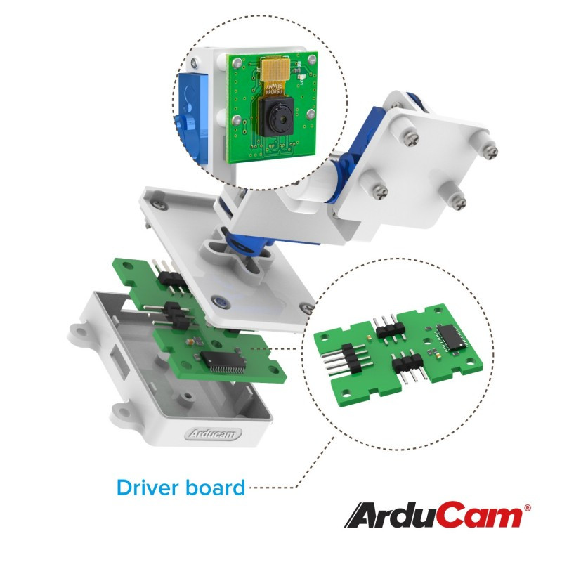 Оновлена платформа камери Pan Tilt Platform - платформа камери з 2 DOF для Raspberry Pi та Jetson..., фото 1