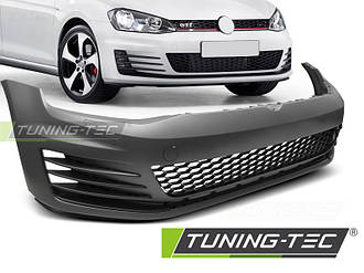 Передній тюнінг бампер Volkswagen Golf 7 у стилі GTI