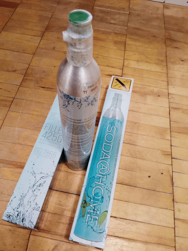 Заправка-обмен газовых баллонов SODASTREAM CO2 (425 г) для аппаратов газирования воды, содамейкеров СО2 - фото покупателей 4