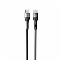 Кабель USB Ridea RC-XS51 Type-C 60W для быстрой зарядки смартфонов и ноутбуков длина 2м черный