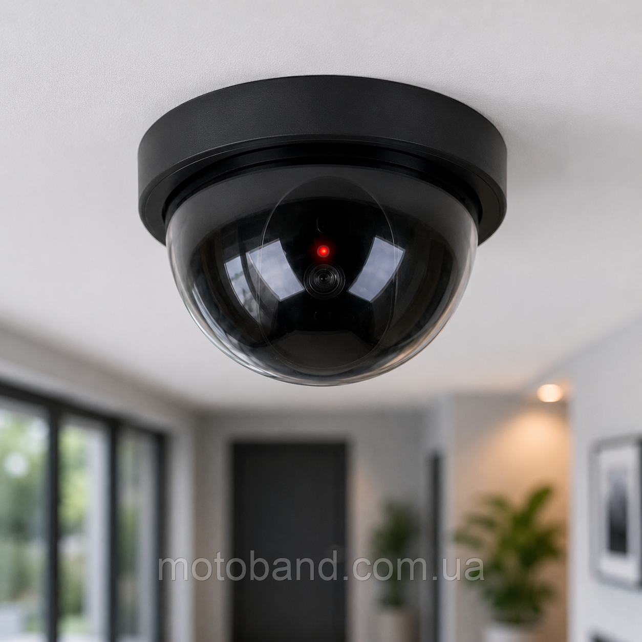 Муляж камери CAMERA DUMMY 6688 BALL / Муляж купольної камери відеоспостереження з датчиком руху та LED-індикацією, фото 1
