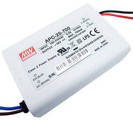Імпульсний драйвер світлодіода APC-25-700 (700mA)