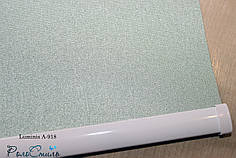 Рулонні штори Luminis 918 оливковий колір, до 70% затемнення з фіксацією