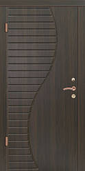 Металеві двері "Портала" для квартири (серія Комфорт) ― модель Волна