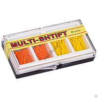 Штифты беззольные Multi-Shtift оранжевые, желтые 80 шт.
