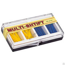 Штифти беззольні Multi-Shtift жовті, сині 80 шт.