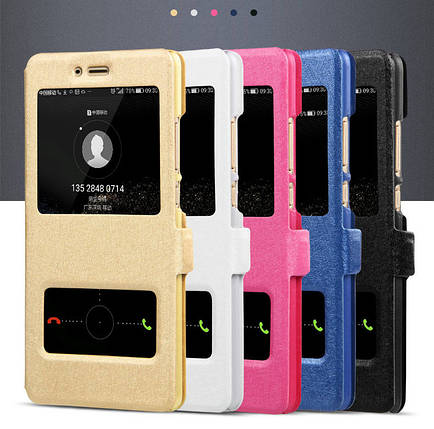 Шкіряний чохол книжка для Huawei P10 Plus (5 кольорів), фото 1