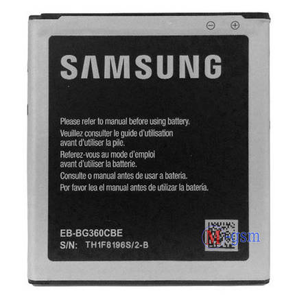 Аккумулятор  Samsung G360 Galaxy Core Prime Duos (EB-BG360CBE), фото 2