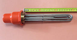 Блок ТЕН прямий 6000 W (220V) на різьбі 2" (58 мм) з нержавійки / L=290мм AZTEN, Туреччина