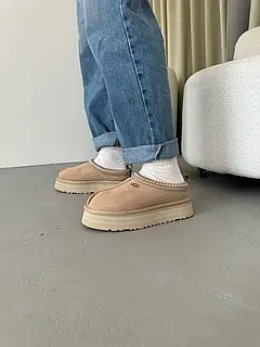 Ugg Tasman Platform Beige, Замша/мех, размеры 36-41