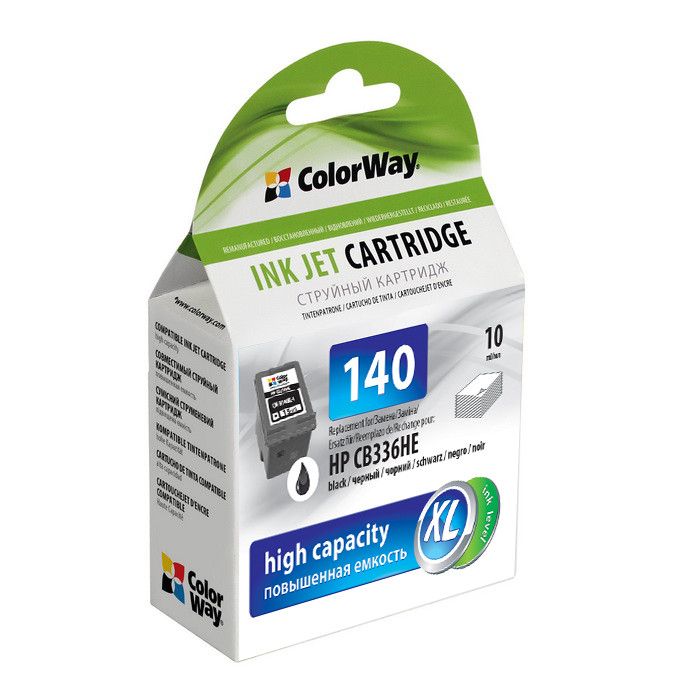 Картридж ColorWay для HP 140 XL Black (CC336HE) 10ml