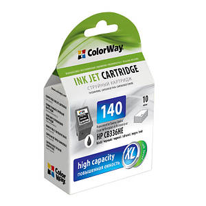 Картридж ColorWay для HP 140 XL Black (CC336HE) 10ml