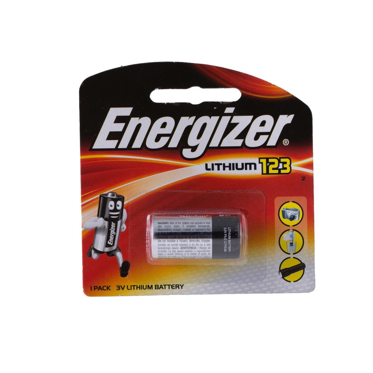Батарейка ENERGIZER Cell Lithium 3V CR123