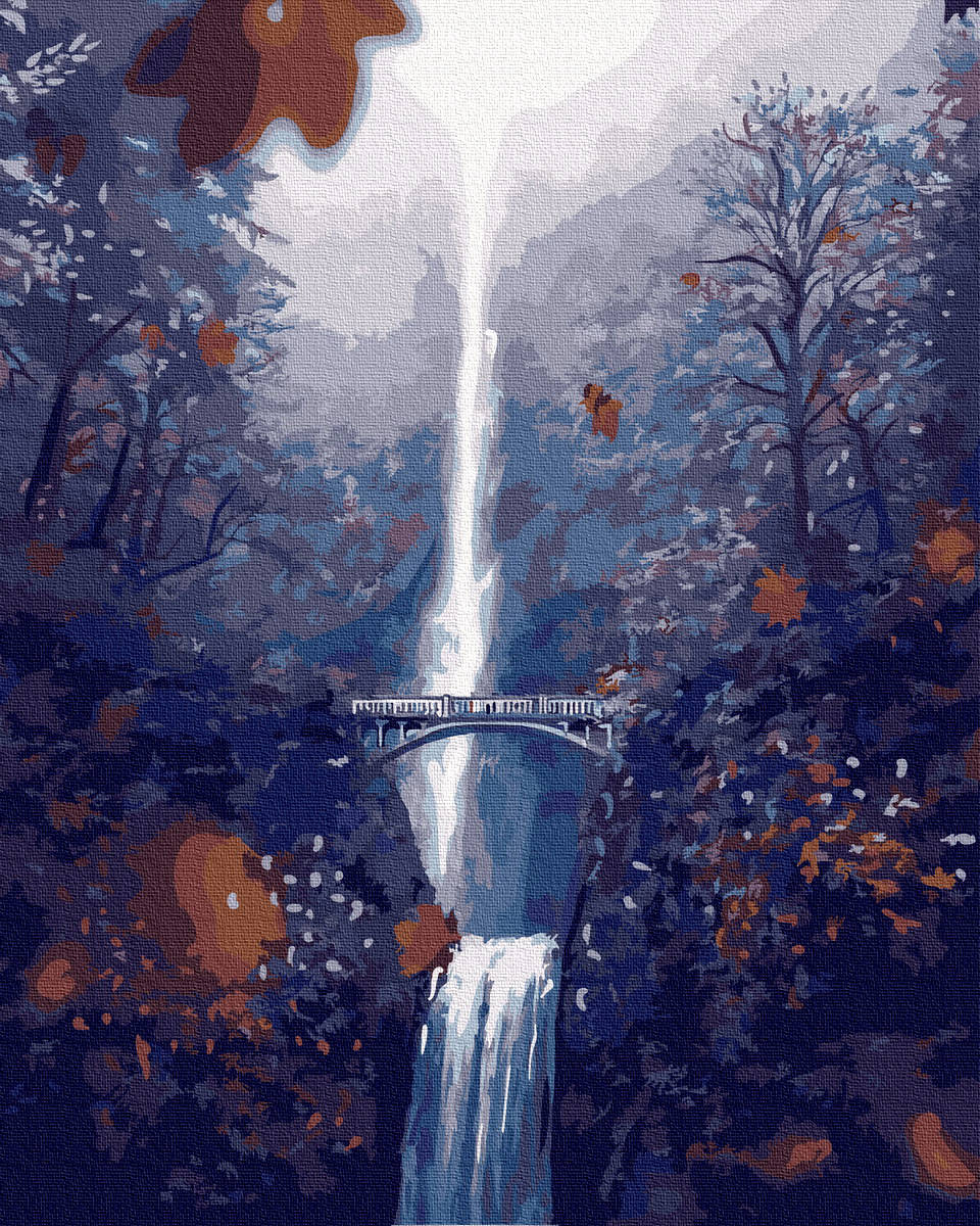 

Картина по Номерам Водопад 40х50см RainbowArt