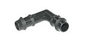 Коліно для крапельної труби 16 мм