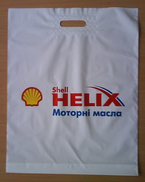 Пакети банан поліетиленові з укріпленою ручкою Shell