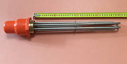 Блок ТЕН прямий 12000 W ( 220V ) на різьбі 2" (58 мм) з нержавійки / L=400мм AZTEN, Туреччина