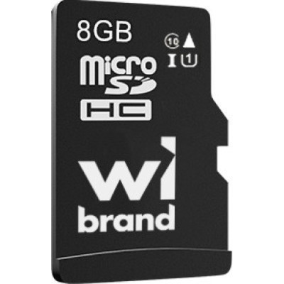 Карта памяти Wibrand 8GB mictoSD class 10 (WICDHC10/8GB), фото 1