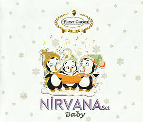 Дитяче постільна білизна c плетеним покривалом First Choice Nirvana Baby Stork Oranj, фото 4