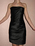 Чорне коктейльне плаття, чорна сукня на струнку дівчину р. S 42, фото 9