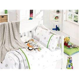 Дитяча постільна білизна First Choice Nirvana Penguins Yesil N 413, фото 1