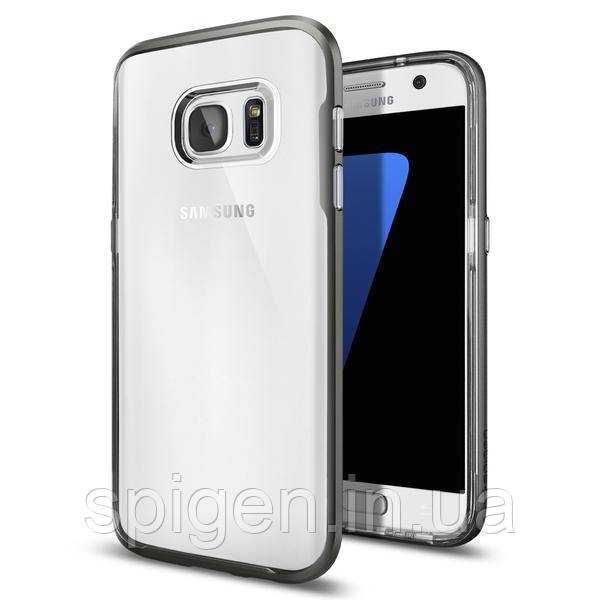 Чохол Spigen для Samsung S7 Neo Hybrid Crystal, Gunmetal