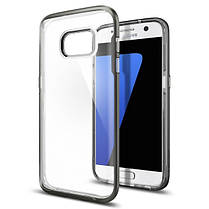 Чохол Spigen для Samsung S7 Neo Hybrid Crystal, Gunmetal, фото 3
