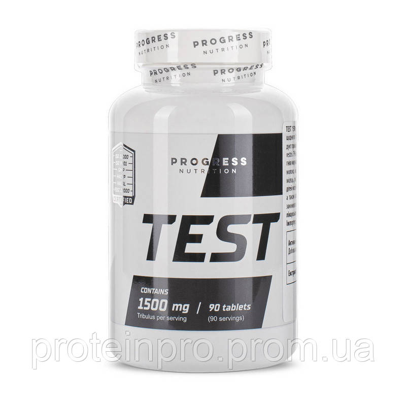 Тестобустер Progress Nutrition Test 1500 mg 90 таблеток, фото 1