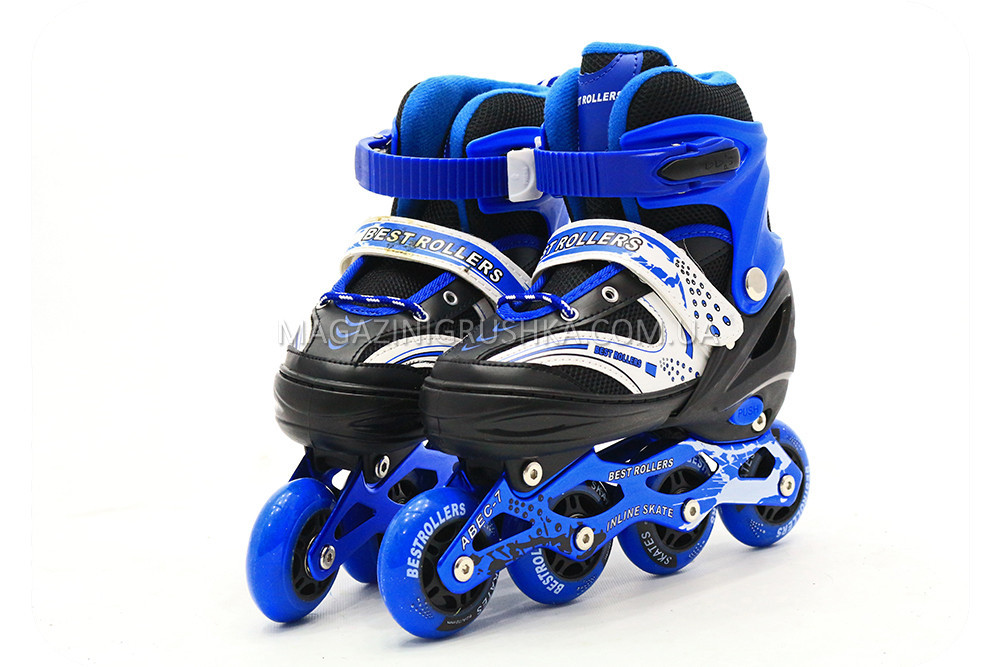 Роликові ковзани, розмір 35-38 М Сині (1002), фото 1