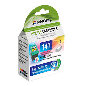 Картридж ColorWay для HP 141 XL Black (CB338HE) 9ml