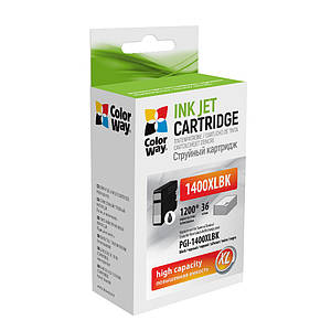 Картридж ColorWay для Canon PGI-1400 XL Black (9185B001)