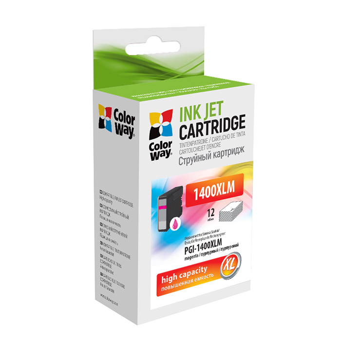 Картридж ColorWay для Canon PGI-1400 XL Magenta (9203B001)