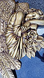 Накладка для пам’ятника Ангел золотий з полістоуну, фото 2