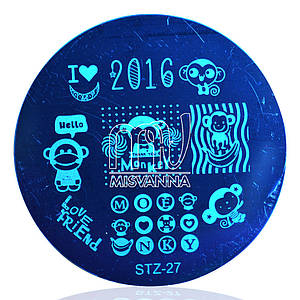 Пластина (диск) для стемпинга, STZ-27