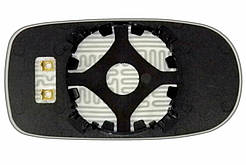 Елемент дзеркала BYD Flyer II (05-08) основний сферичний з обігрівом