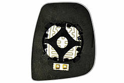 Елемент дзеркала PEUGEOT Partner (10- ) лівий асферичний з обігрівом