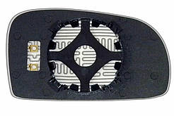 Елемент дзеркала DAEWOO Leganza (97-02) лівий сферичний з обігрівом