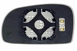 Елемент дзеркала DAEWOO Leganza (97-02) правий сферичний з обігрівом