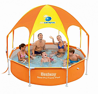 получение каркасного бассейна с навесом Bestway 56432