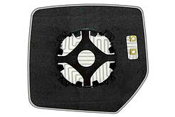 Елемент дзеркала JEEP Cherokee IV (07-12) правий асферичний з обігрівом