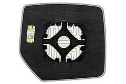 Елемент дзеркала JEEP Cherokee IV (07-12) лівий асферичний з обігрівом