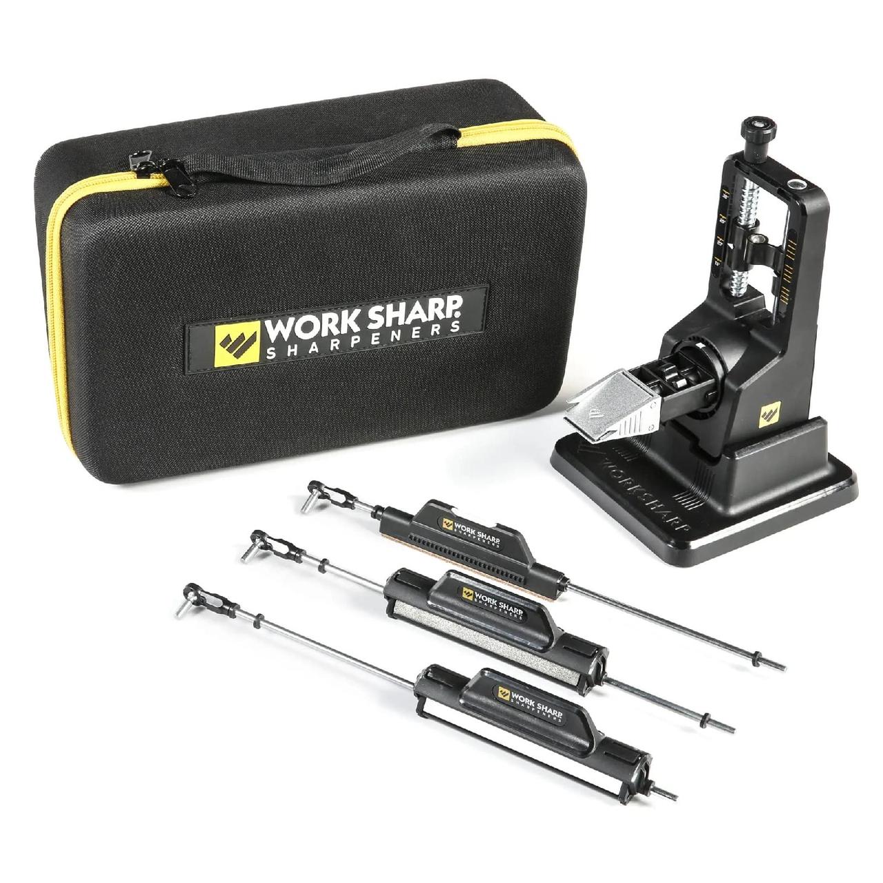 Work Sharp Precision Adjust Elite WSBCHPAJ-ELT-I: Механическая точилка для ножей с регулируемым углом 15-30°, алмазными брусками и, фото 1
