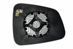 Елемент дзеркала OPEL Mokka (12- ) лівий сферичний з обігрівом