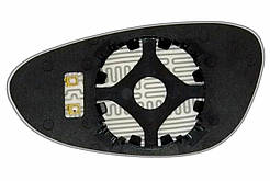 Елемент дзеркала PORSCHE Boxster II (05-08) правий асферичний з обігрівом