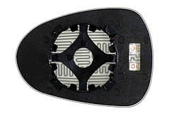 Елемент дзеркала SEAT Leon III (09-12) правий асферичний з обігрівом