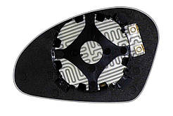 Елемент дзеркала SEAT Toledo III (06-09) правий асферичний з обігрівом