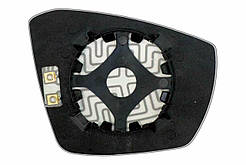 Елемент дзеркала SKODA Octavia III (13- ) лівий асферичний з обігрівом