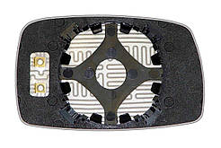 Елемент дзеркала VOLKSWAGEN Corrado (89-95) лівий асферичний з обігрівом