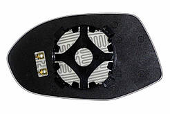 Елемент дзеркала AUDI A7 (11- ) правий асферичний з обігрівом