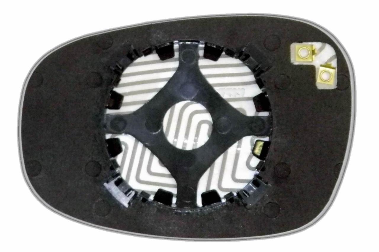 Елемент дзеркала BMW 3 E90 (10- ) правий асферичний блакитний з обігрівом, фото 1